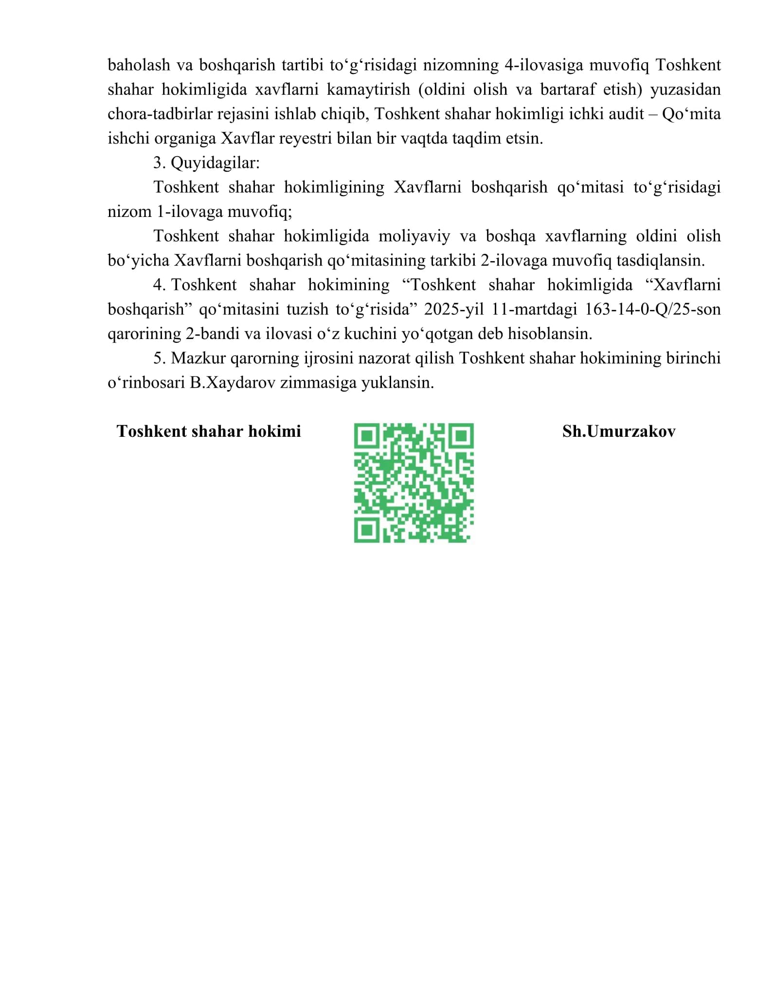 Qaror — 2