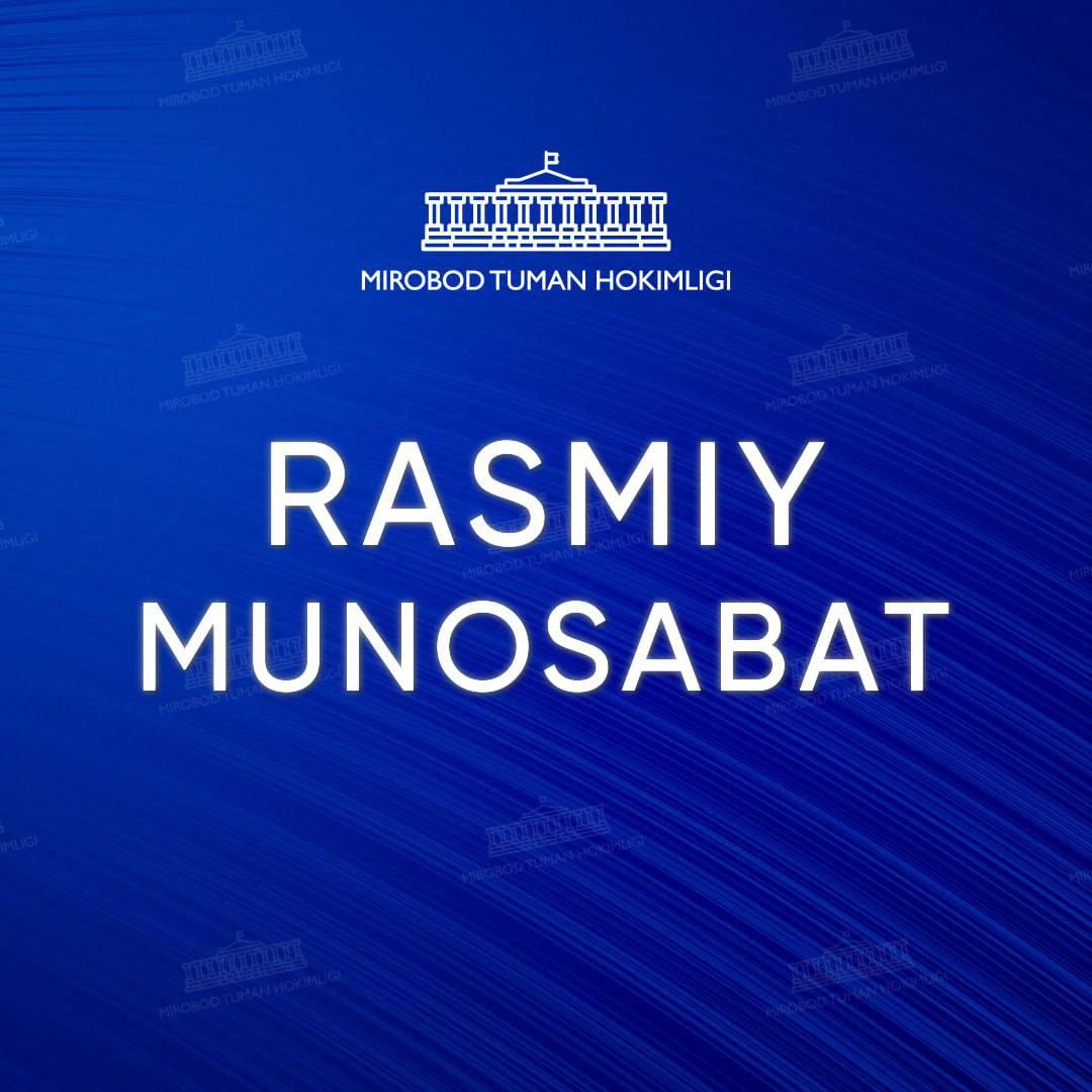 RASMIY MUNOSABAT