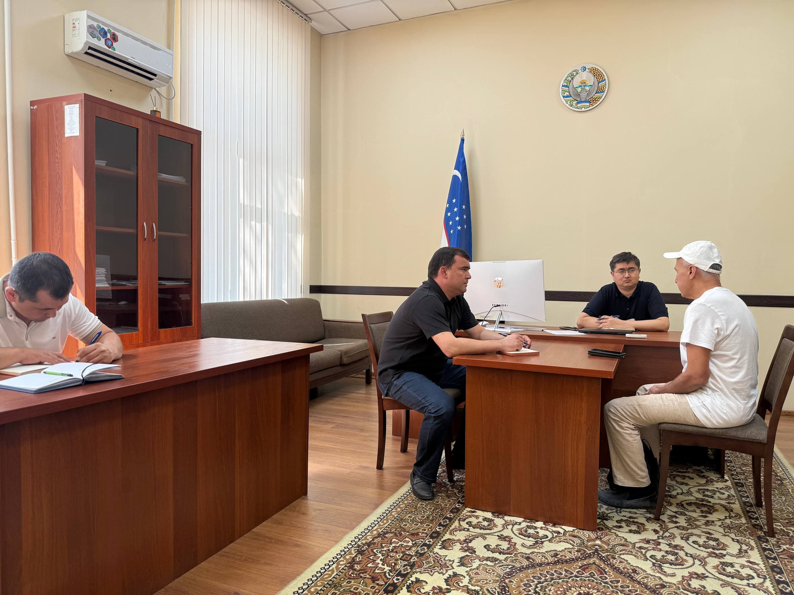 On September 8 of this year, Deputy Mayor of Tashkent City Abdurakhmon Bakhtiyev held the next personal reception for citizens residing in Tashkent city