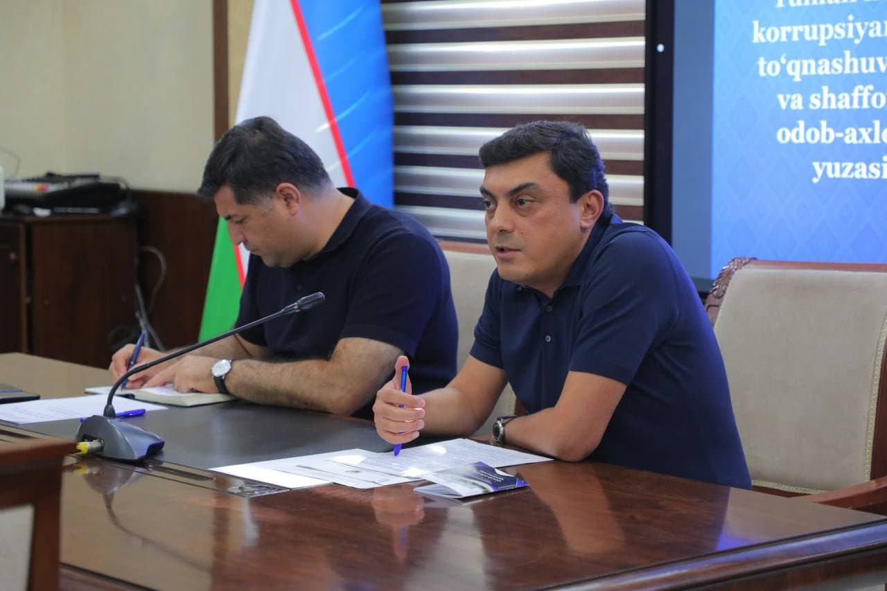 Issues of compliance and internal anti-corruption control were discussed